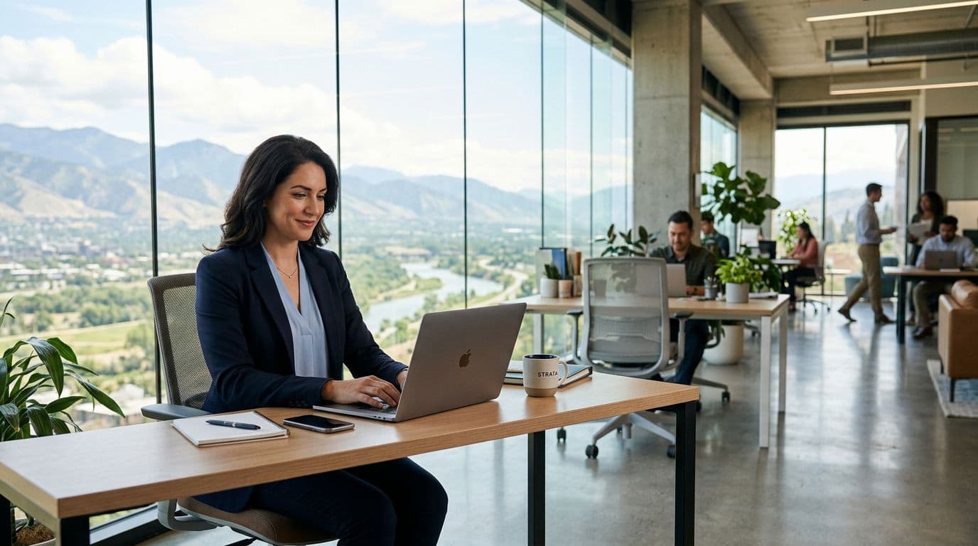 Job applicant reviewing humanized cover letter