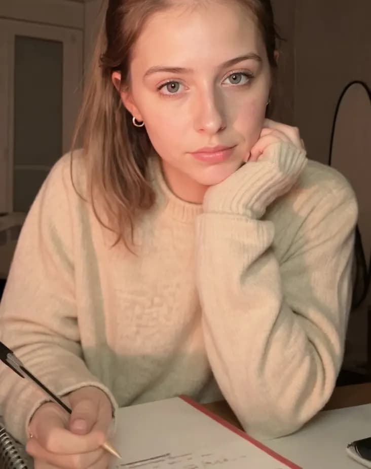 Girl Studying